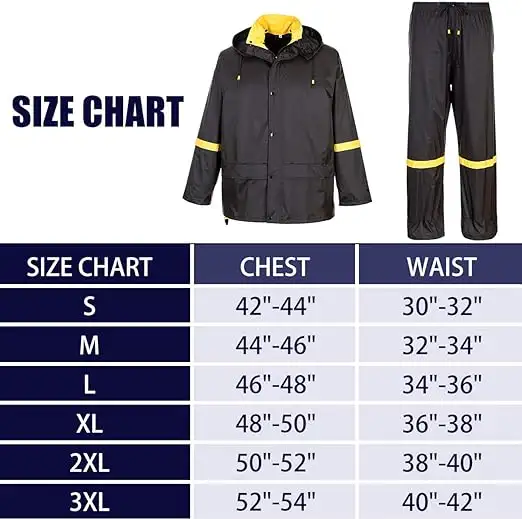 EI Sonador Classic Rain Suits for Men Breathable Rain Gear for Waterproof work - 61id7tu bl._ac_sx522_